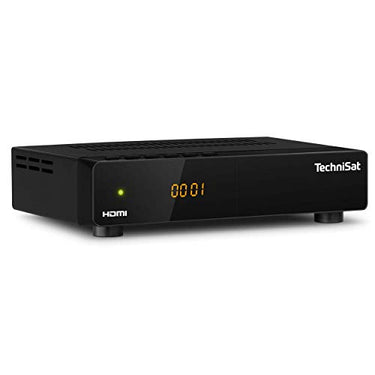 TechniSat HD-S 261 - kompakter digital HD Satelliten Receiver (Sat DVB-S/S2, HDTV, HDMI, USB Mediaplayer, vorinstallierte Programmliste, Sleeptimer, Nahbedienung am Gerät, Fernbedienung) schwarz im Sale